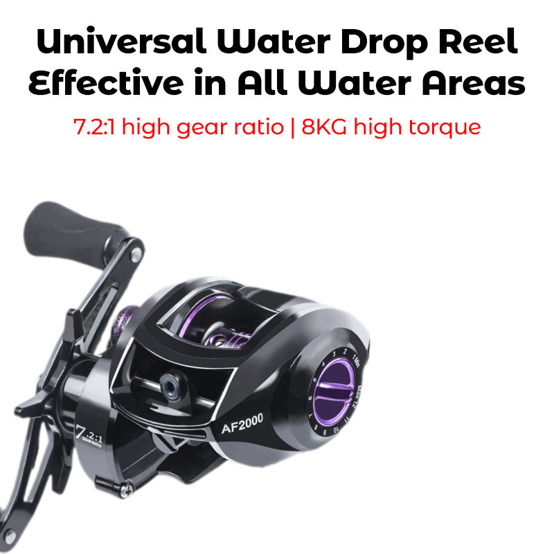 AF2000 Power Baitcast Reel | High-Speed Long Cast, Heavy Drag, All-Water Versatility
