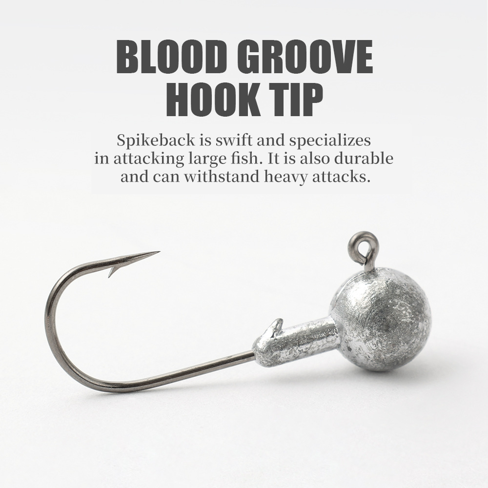 Weedless Jig Head Hooks