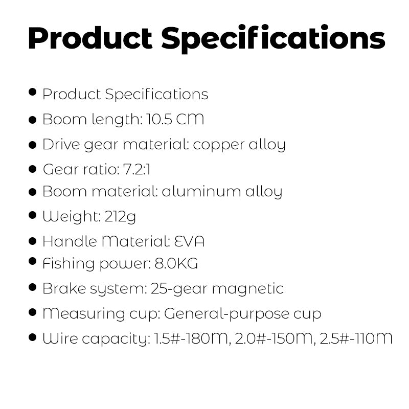 AF2000 Power Baitcast Reel | High-Speed Long Cast, Heavy Drag, All-Water Versatility