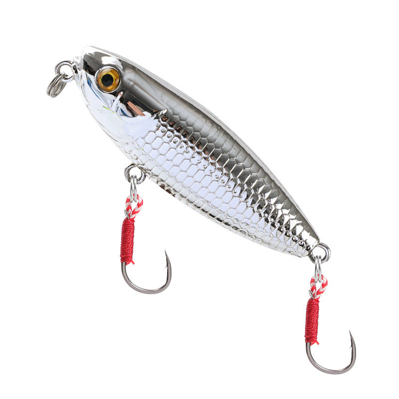 Floating Pencil Lure - 7g Topwater Bait with Internal Rattle
