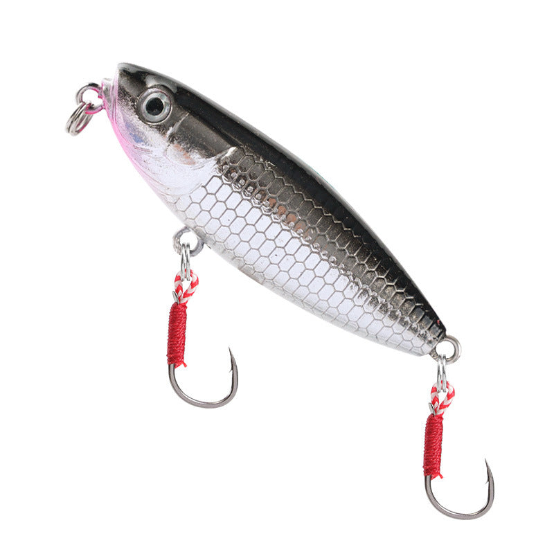 Floating Pencil Lure - 7g Topwater Bait with Internal Rattle