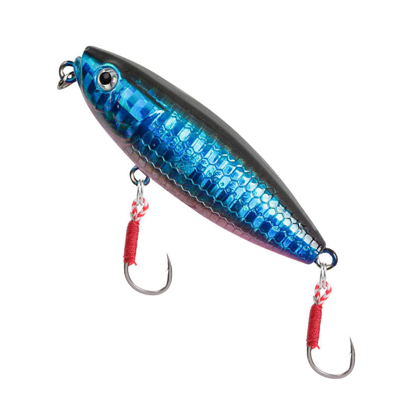 Floating Pencil Lure - 7g Topwater Bait with Internal Rattle