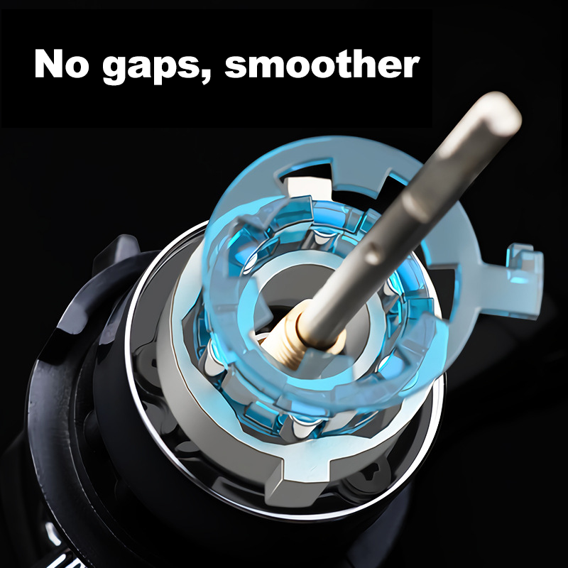 FD All-Metal Spinning Reel Size 5000 - Zero Backlash Smooth Cast, Anti-Reverse System