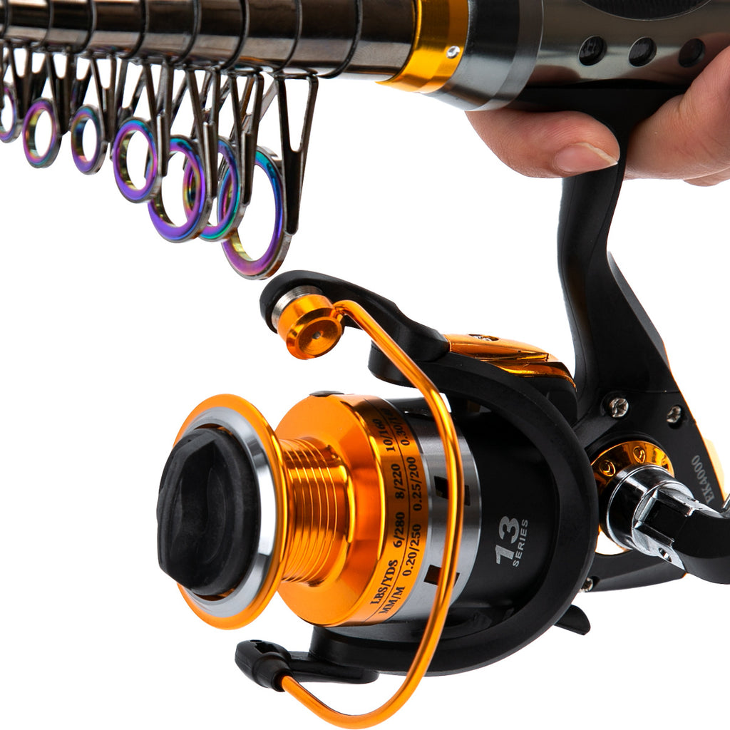 Carbon Fiber Spinning Rod Combo - All-Round Fishing Rod Set