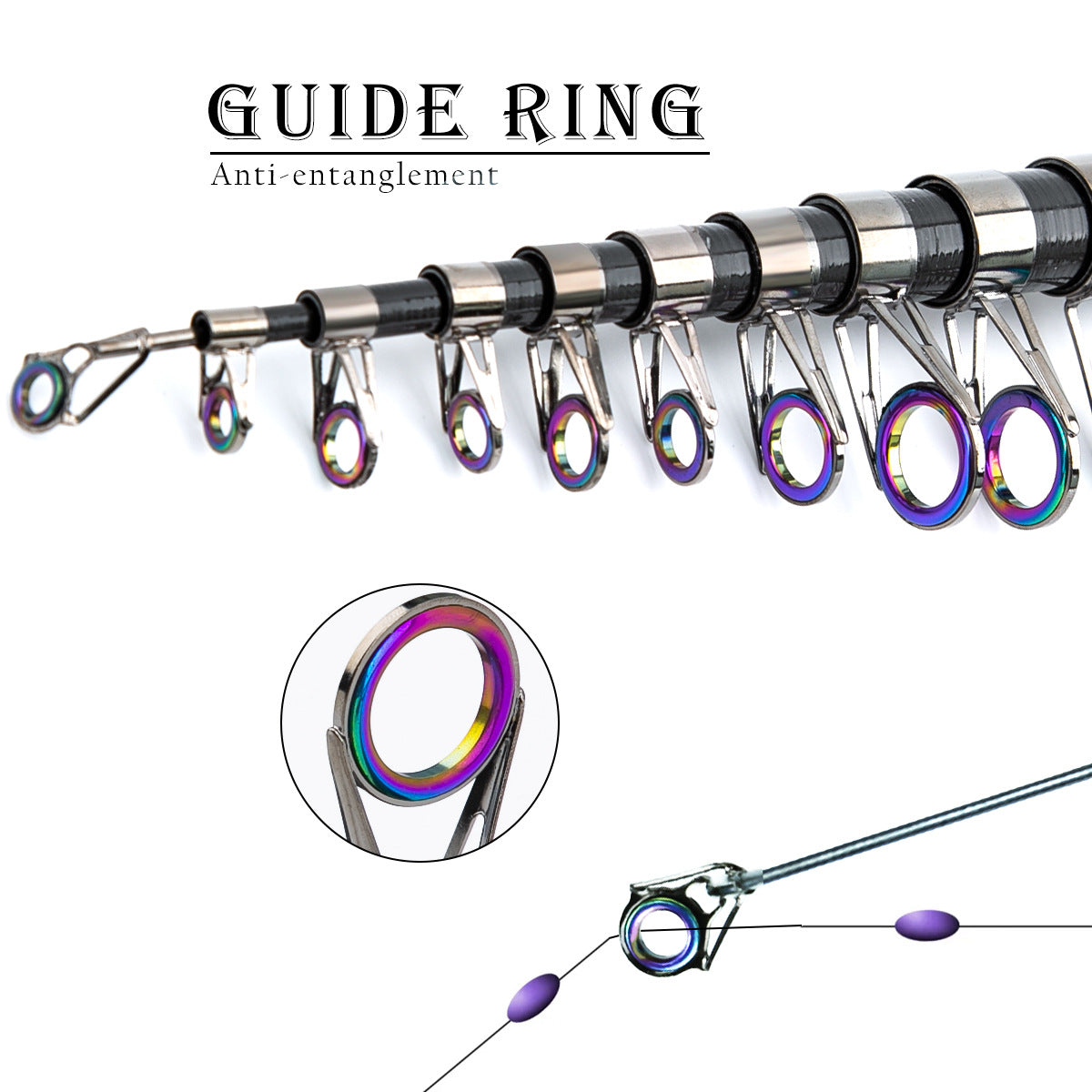 Carbon Fiber Spinning Rod Combo - All-Round Fishing Rod Set