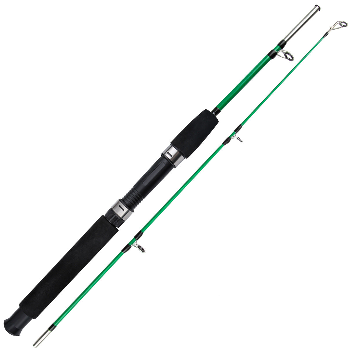 Fiberglass Spinning Rod - Long Cast Fishing Rod Combo Set